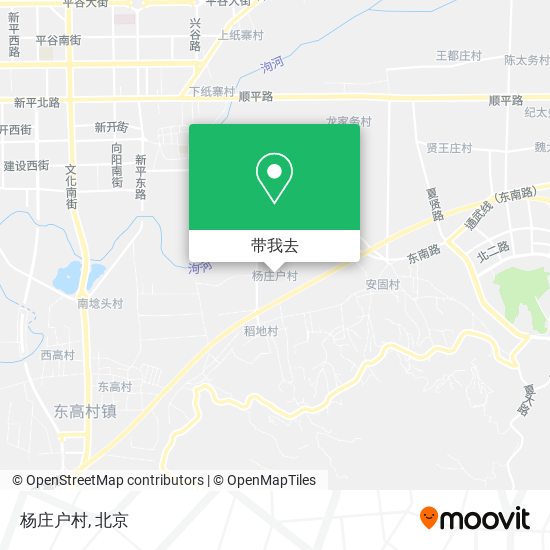 杨庄户村地图
