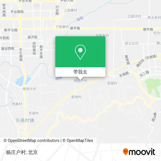 杨庄户村地图