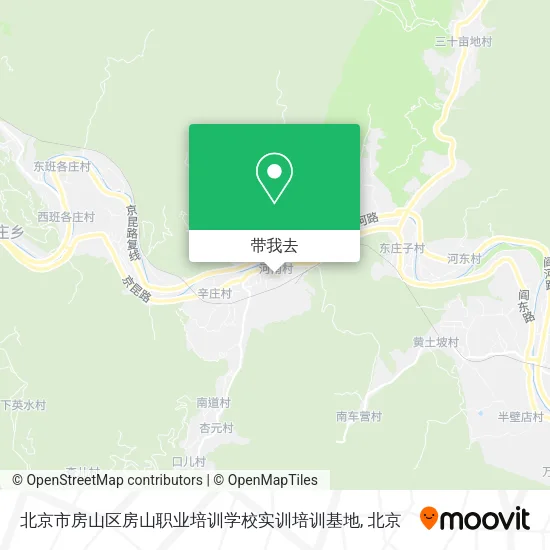 北京市房山区房山职业培训学校实训培训基地地图