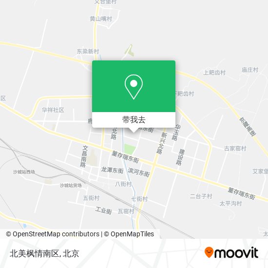 北美枫情南区地图