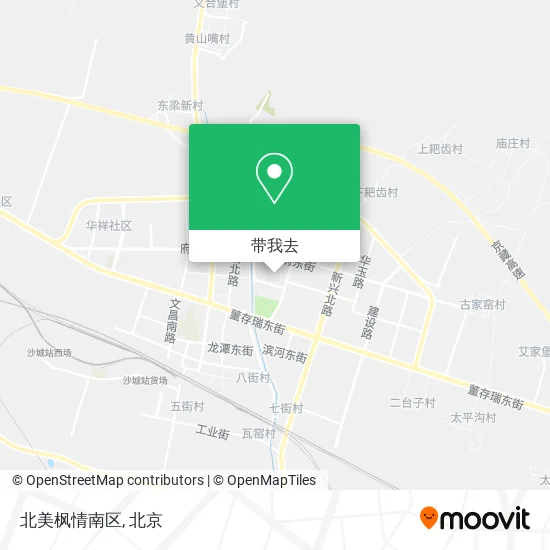 北美枫情南区地图