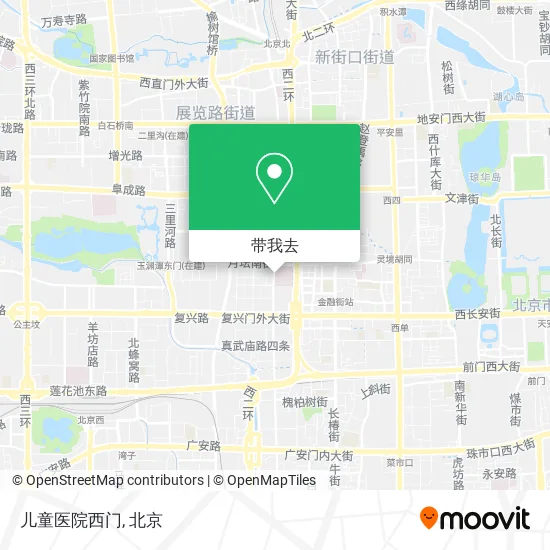 儿童医院西门地图