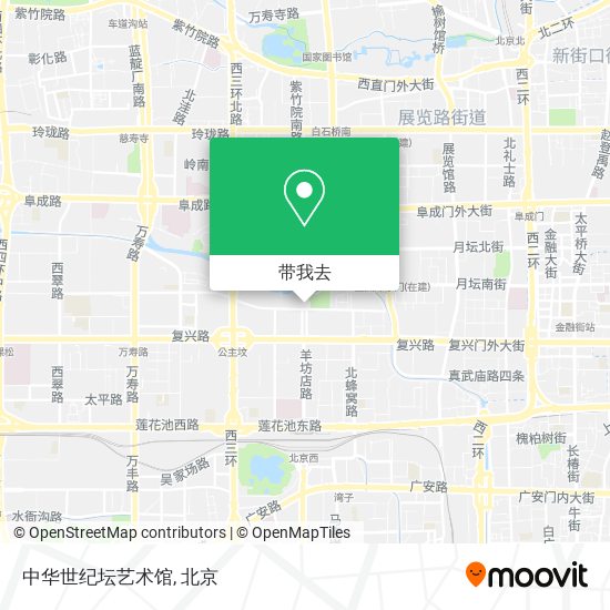 中华世纪坛艺术馆地图