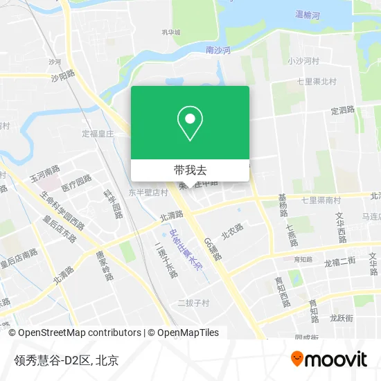 领秀慧谷-D2区地图