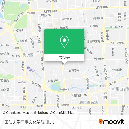 国防大学军事文化学院地图