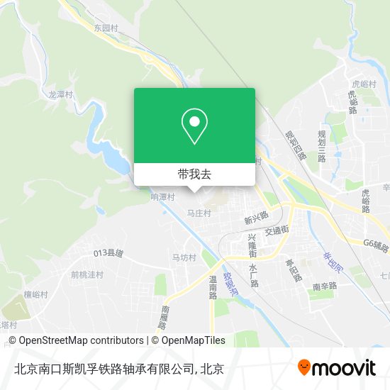 北京南口斯凯孚铁路轴承有限公司地图