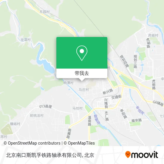 北京南口斯凯孚铁路轴承有限公司地图