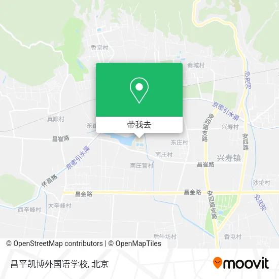 昌平凯博外国语学校地图