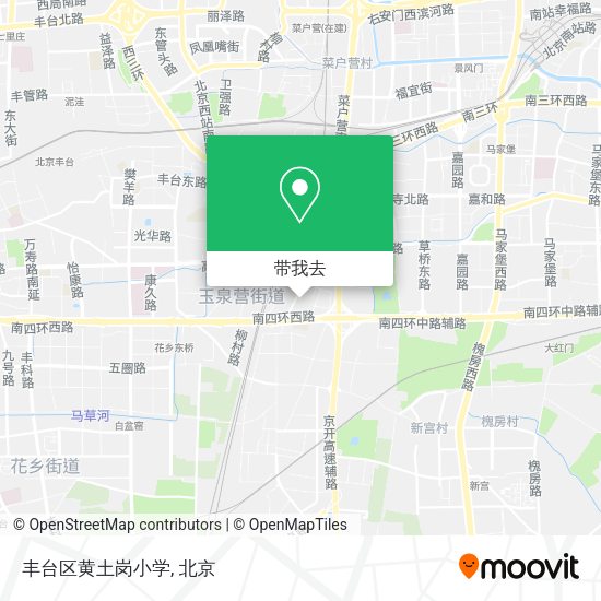 丰台区黄土岗小学地图