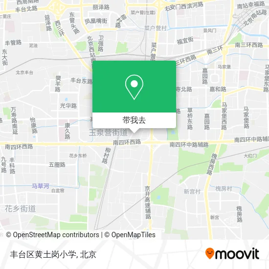 丰台区黄土岗小学地图