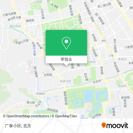 广泰小区地图