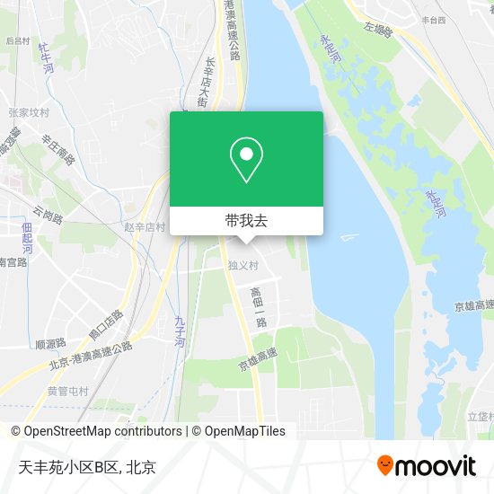 天丰苑小区B区地图
