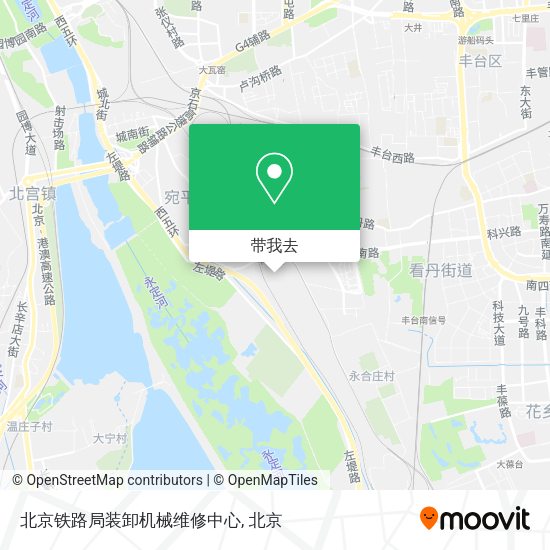 北京铁路局装卸机械维修中心地图