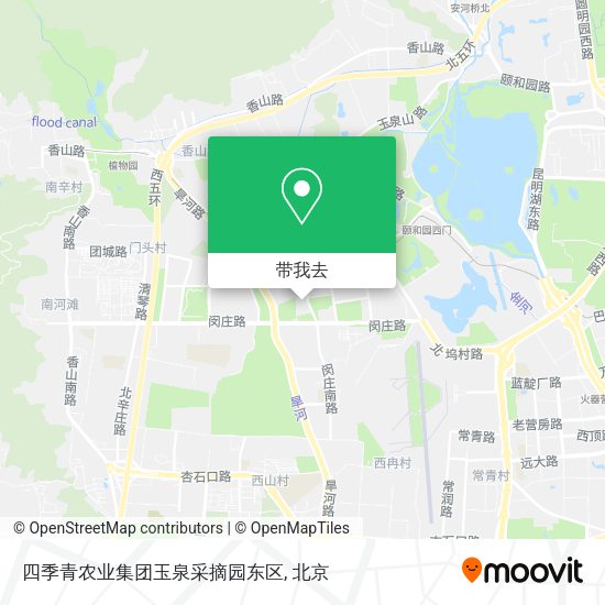 四季青农业集团玉泉采摘园东区地图
