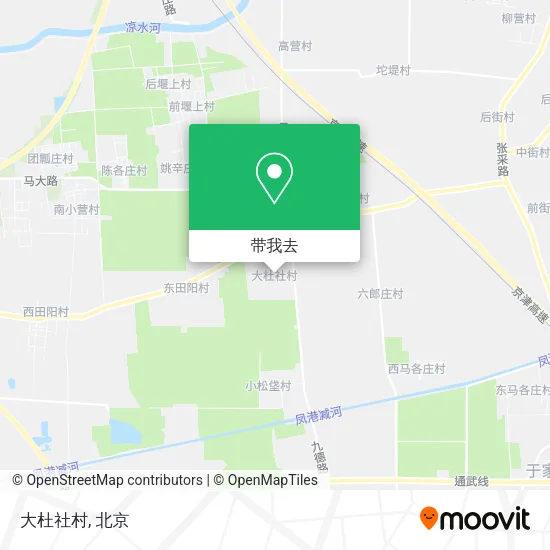 大杜社村地图