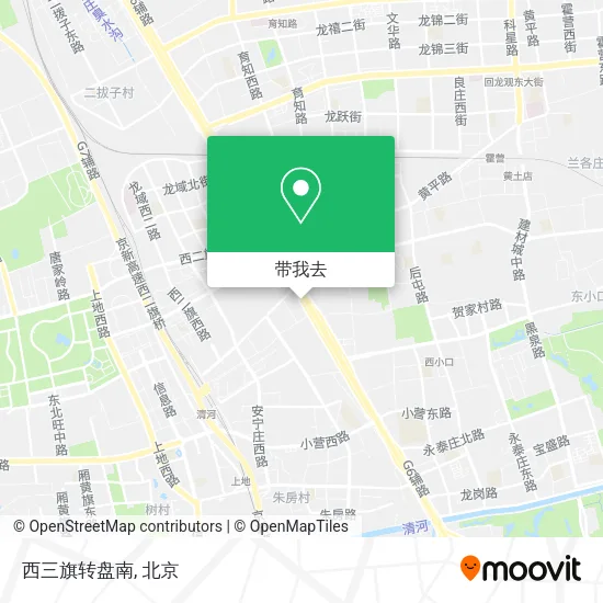 西三旗转盘南地图