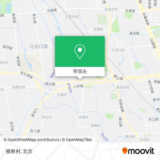 横桥村地图
