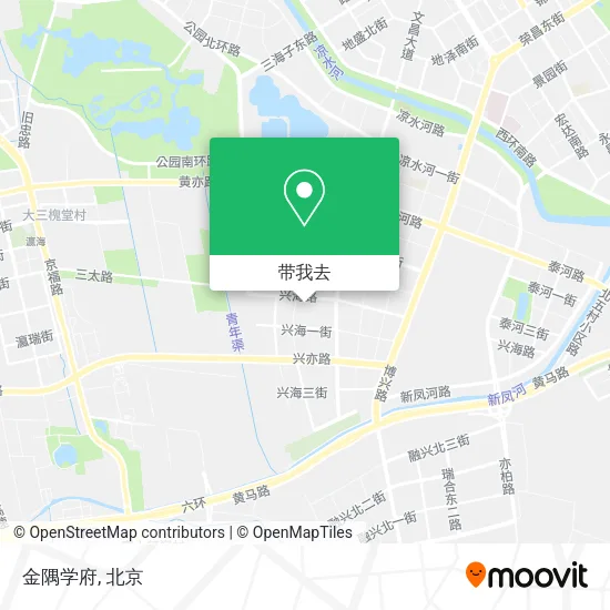 金隅学府地图