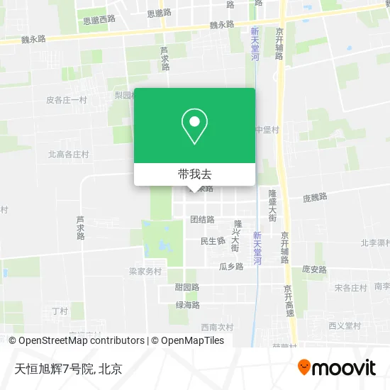 天恒旭辉7号院地图