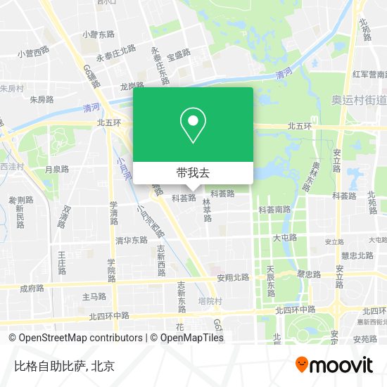 比格自助比萨地图