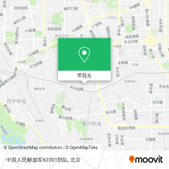 中国人民解放军62301部队地图