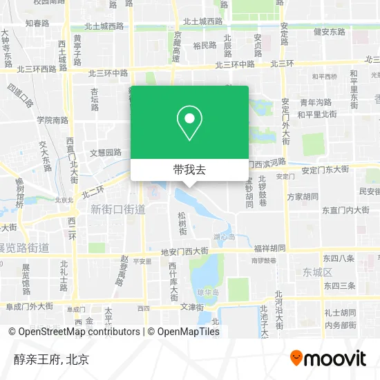醇亲王府地图