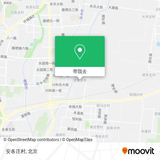 安各庄村地图