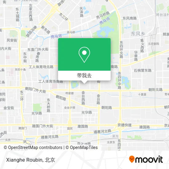 Xianghe Roubin地图