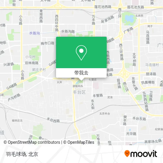 羽毛球场地图