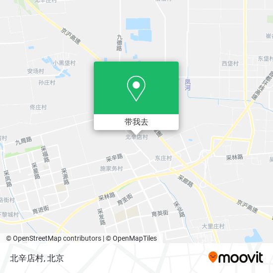北辛店村地图