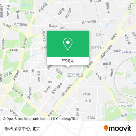 融科望京中心地图