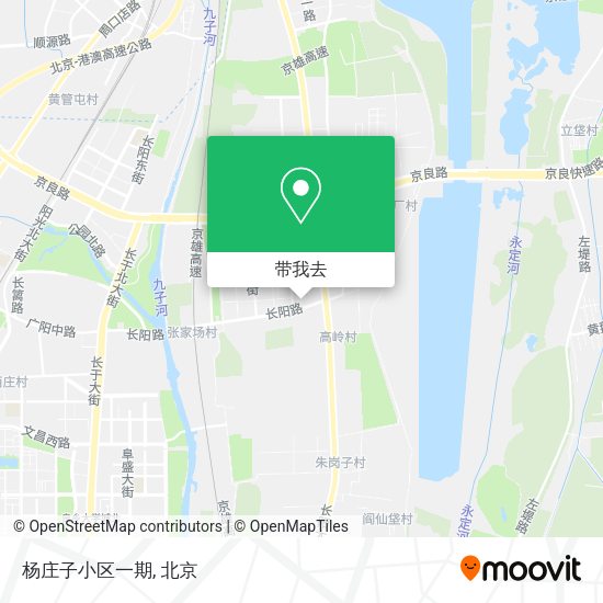 杨庄子小区一期地图