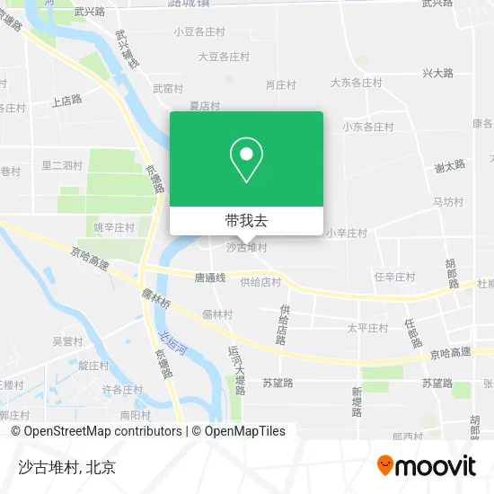 沙古堆村地图