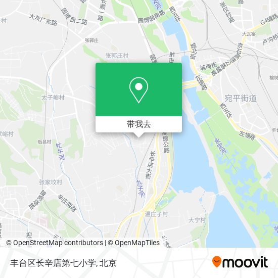 丰台区长辛店第七小学地图