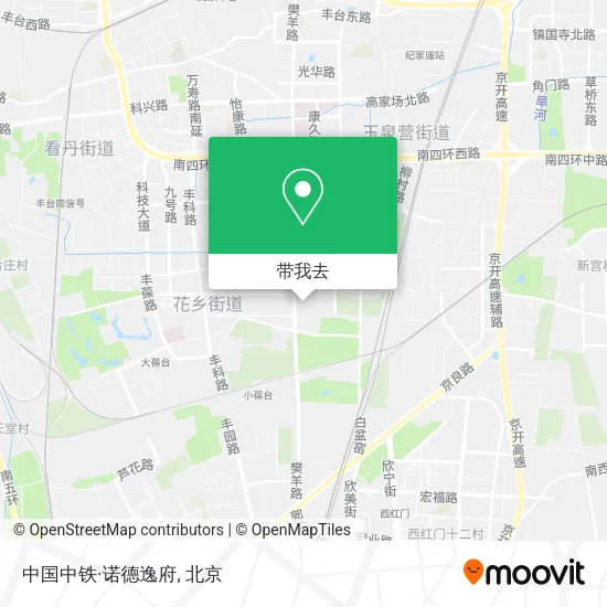 中国中铁·诺德逸府地图