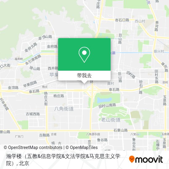 瀚学楼（五教&信息学院&文法学院&马克思主义学院）地图