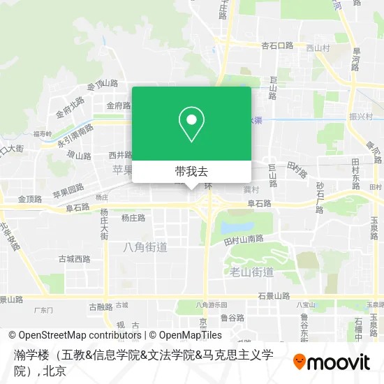 瀚学楼（五教&信息学院&文法学院&马克思主义学院）地图