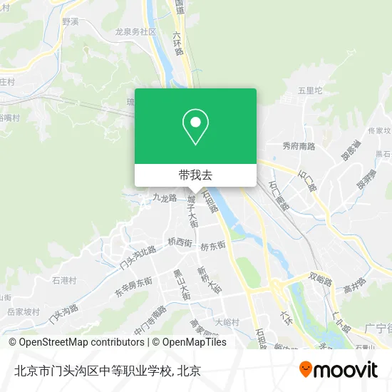 北京市门头沟区中等职业学校地图