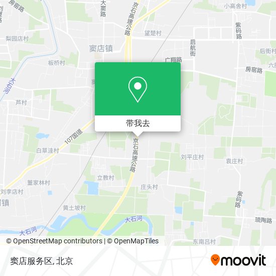 窦店服务区地图