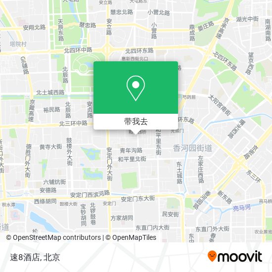 速8酒店地图