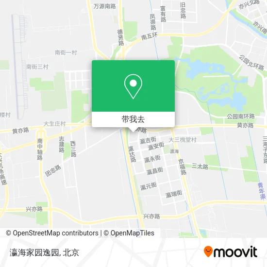 瀛海家园逸园地图