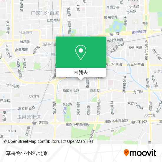 草桥物业小区地图