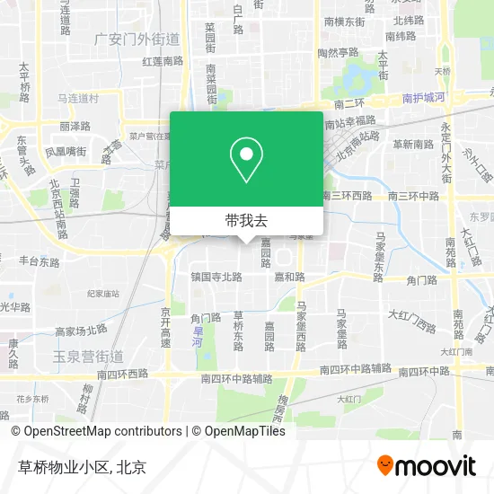 草桥物业小区地图