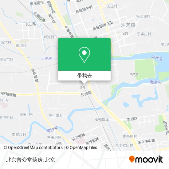 北京普众堂药房地图