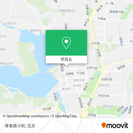 青春路小区地图