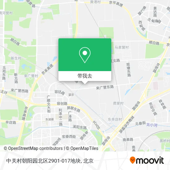 中关村朝阳园北区2901-017地块地图