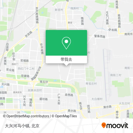 大兴河马小镇地图