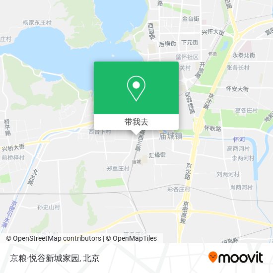 京粮·悦谷新城家园地图