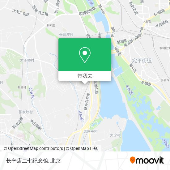 长辛店二七纪念馆地图