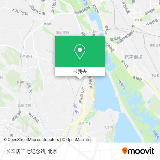 长辛店二七纪念馆地图